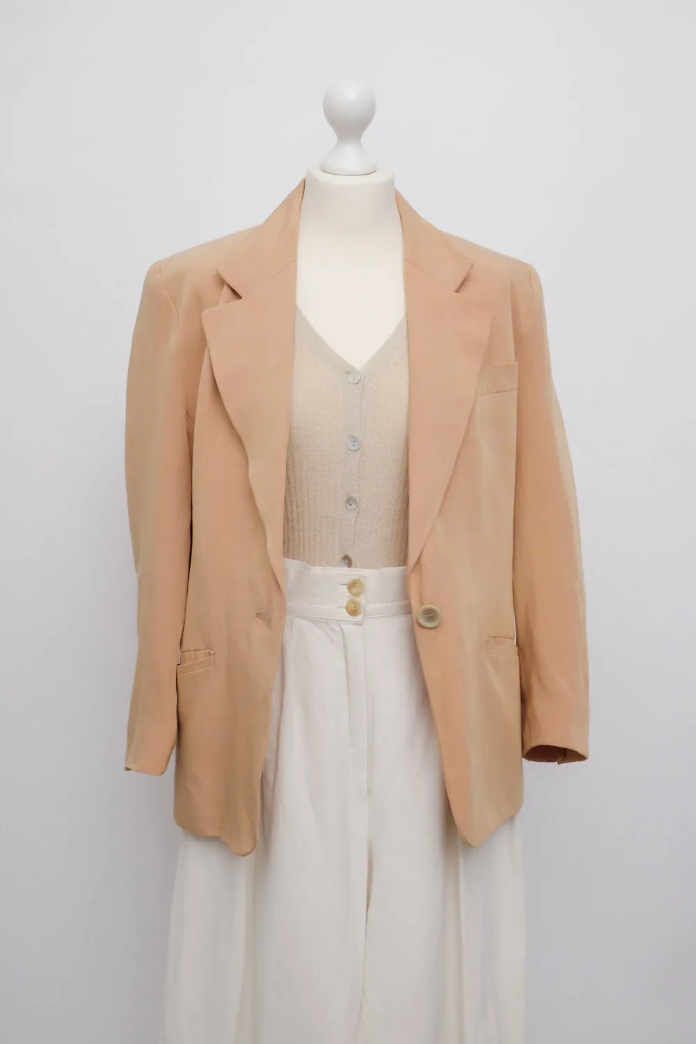 0015_LINEN PASTEL BLAZER