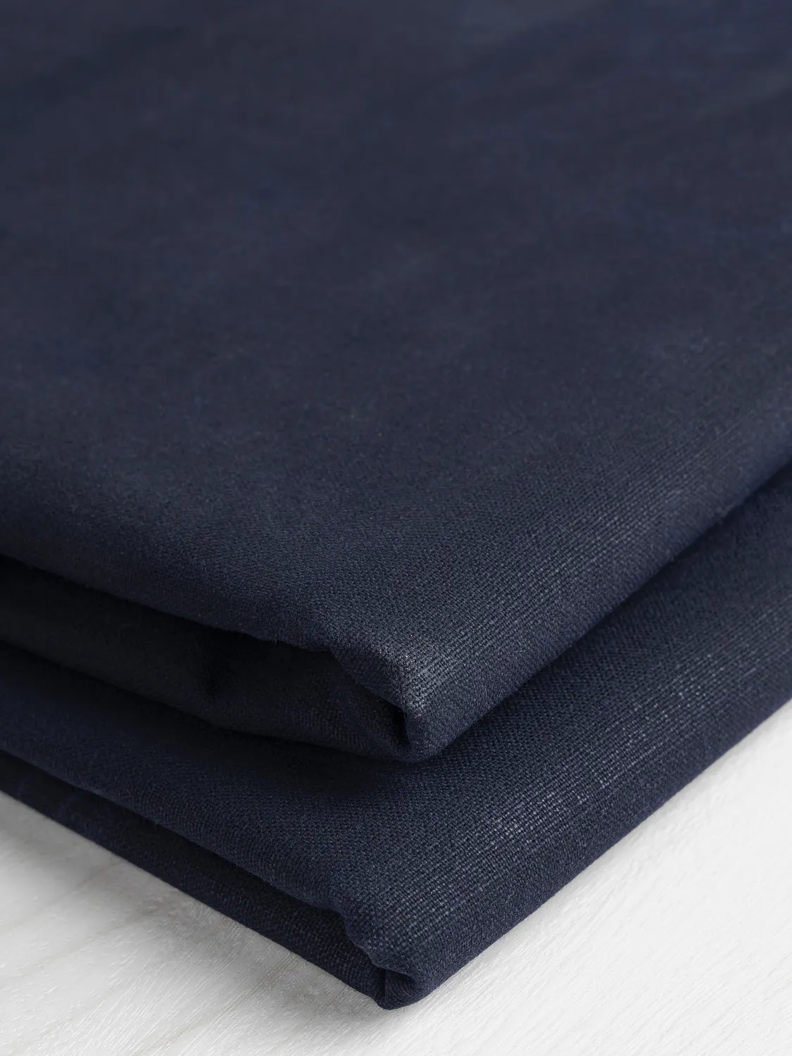 13 oz Deadstock Waxed Cotton - Navy