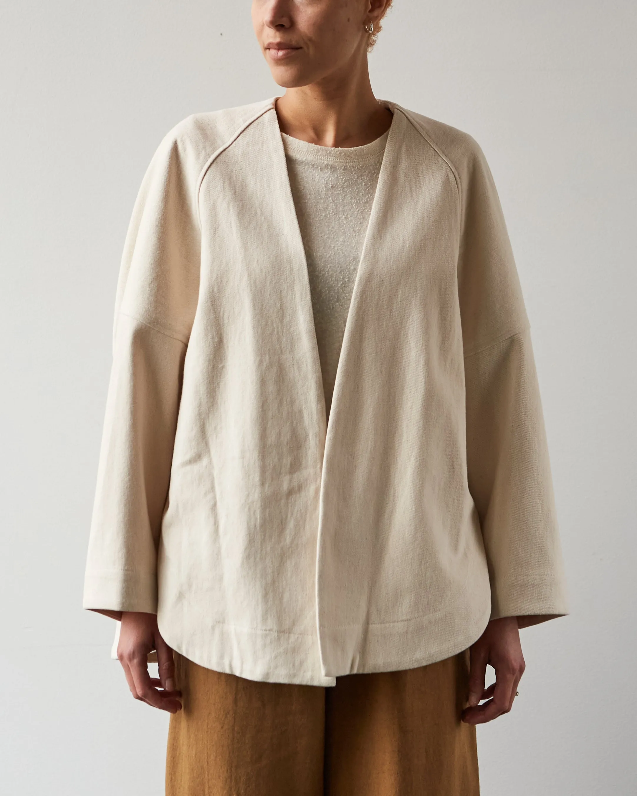 7115 Lantern Sleeves Jacket, Off-White