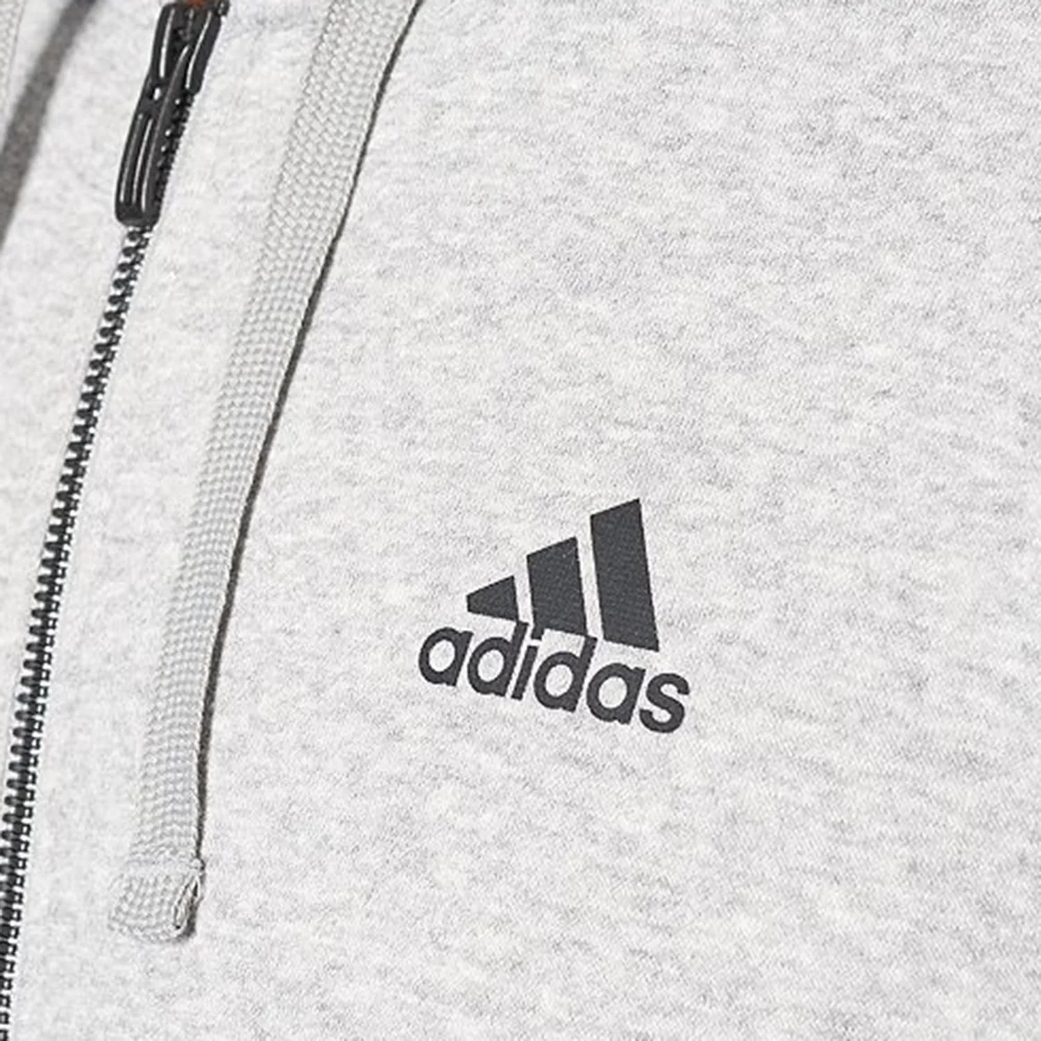 Adidas 3- Stripes Men's Big And Tall Essential Hoodie Medium Grey Heather/Black