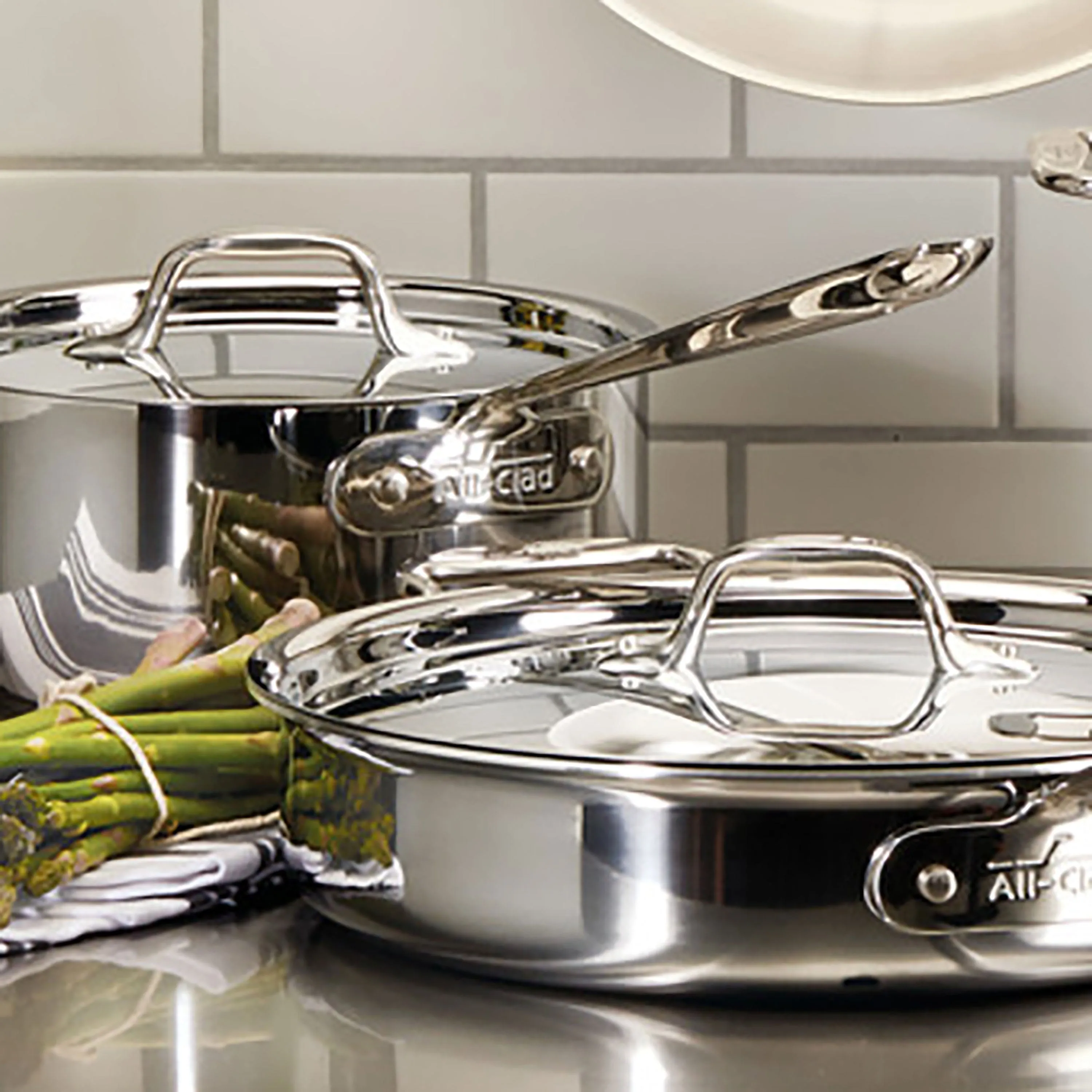 All-Clad d3 Stainless 6-quart Deep Saute Pan