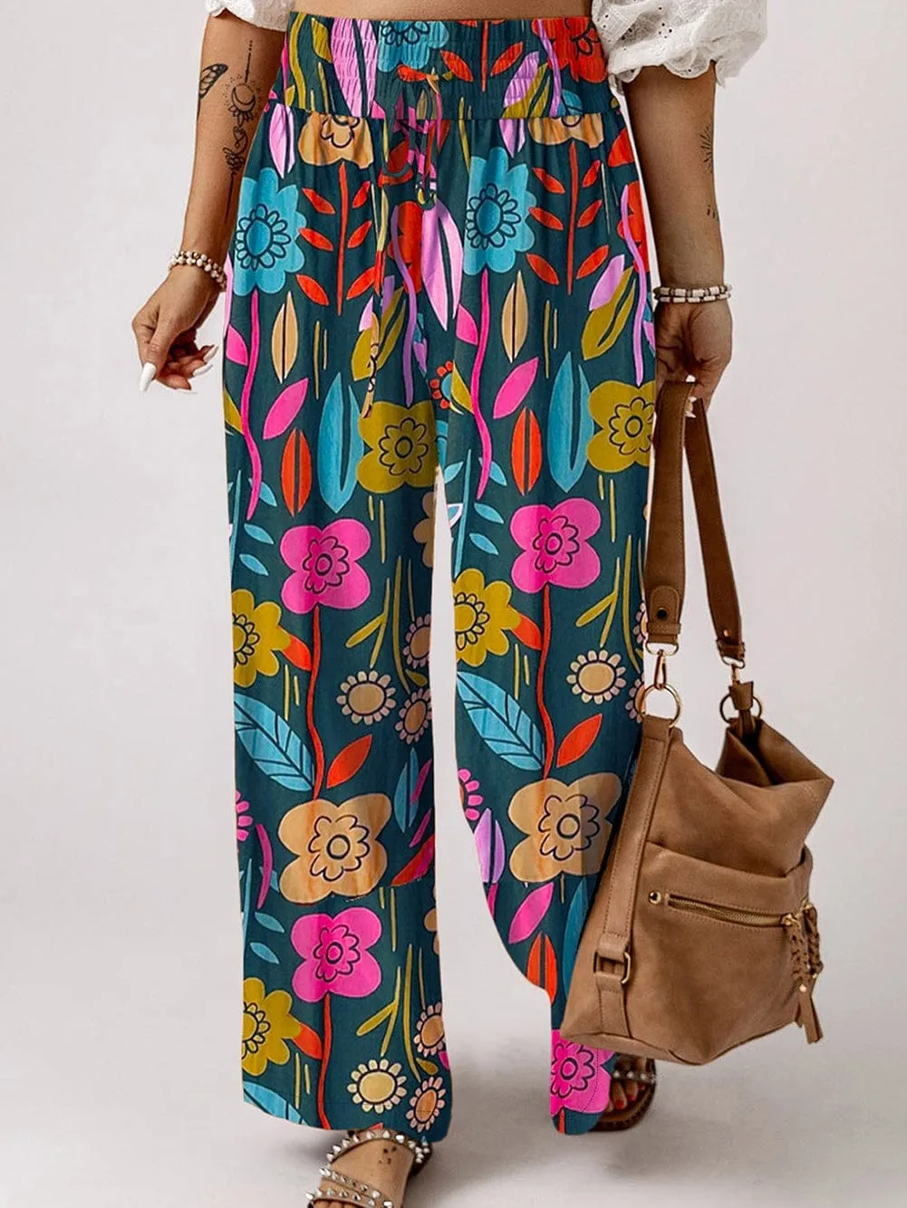 Appealing Floral Pants