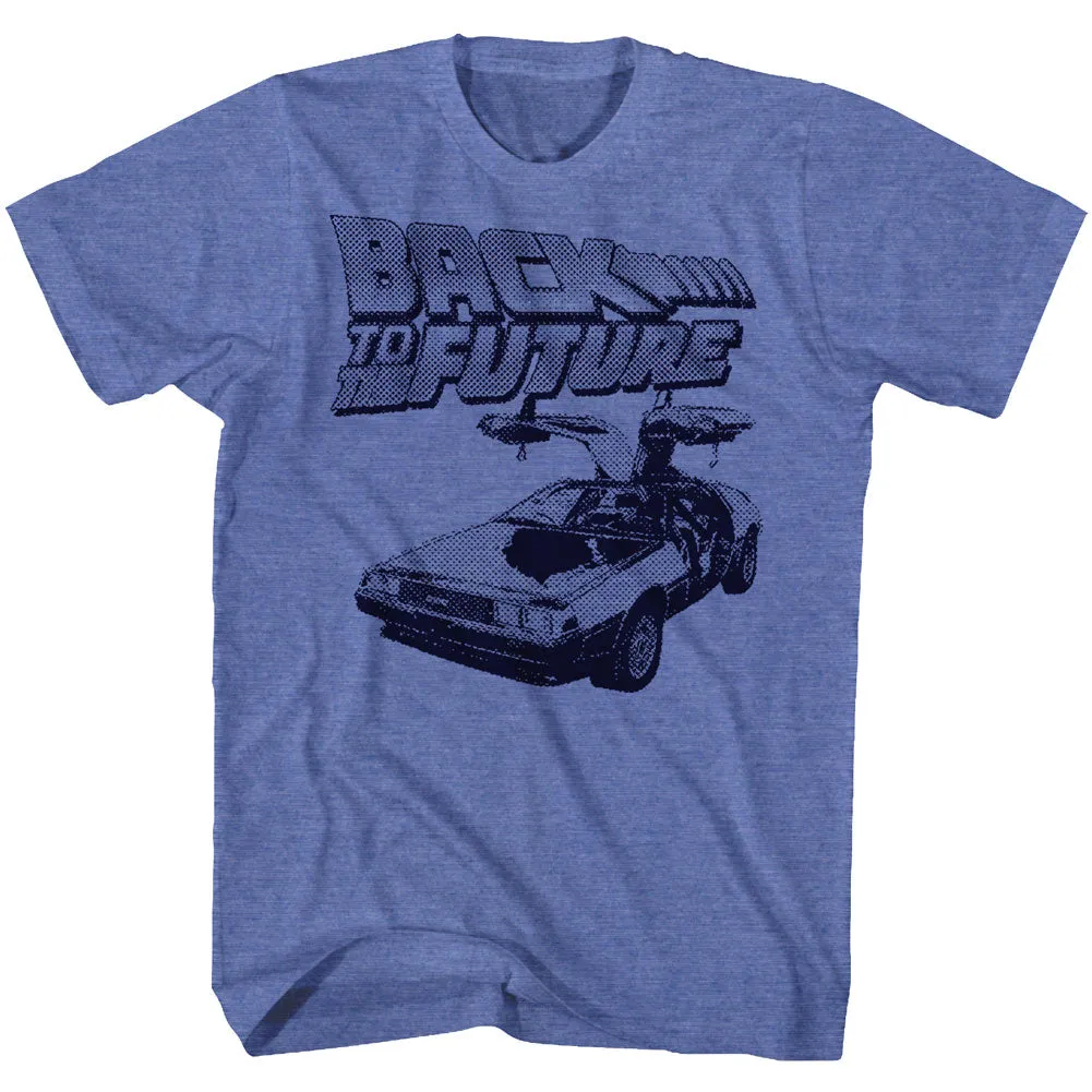 Back To The Future Btf Halftone Men's T-Shirt