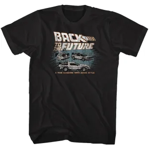 Back To The Future Cars Men's T-Shirt