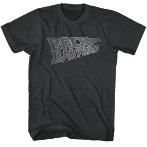 Back To The Future Logo White Men's T-Shirt