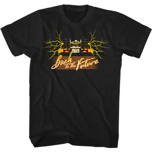 Back To The Future Yellowcar Men's T-Shirt