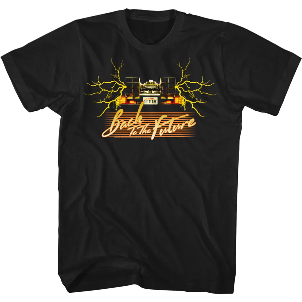 Back To The Future Yellowcar Men's T-Shirt