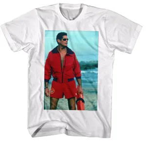 Baywatch On The Beach Men's T-Shirt