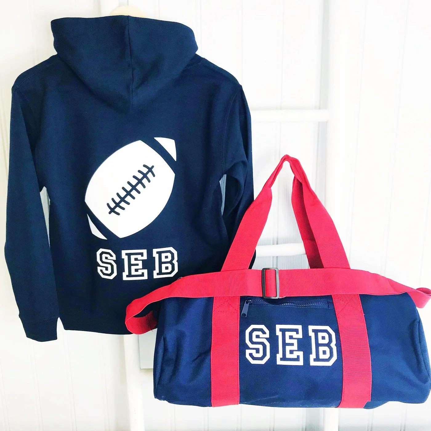 Boys'  Football Personalised Activity Hoodie (3 colours available)