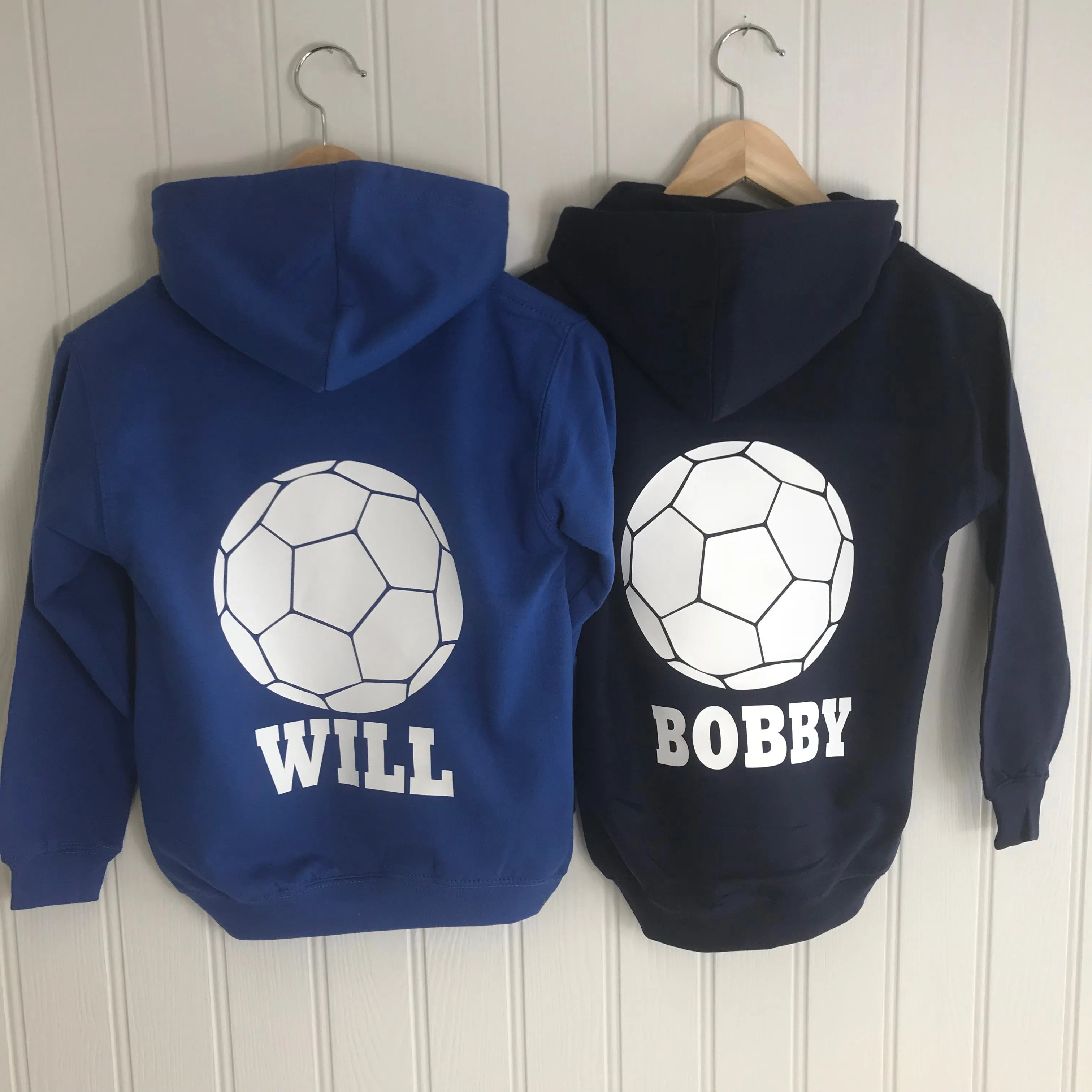 Boys'  Football Personalised Activity Hoodie (3 colours available)