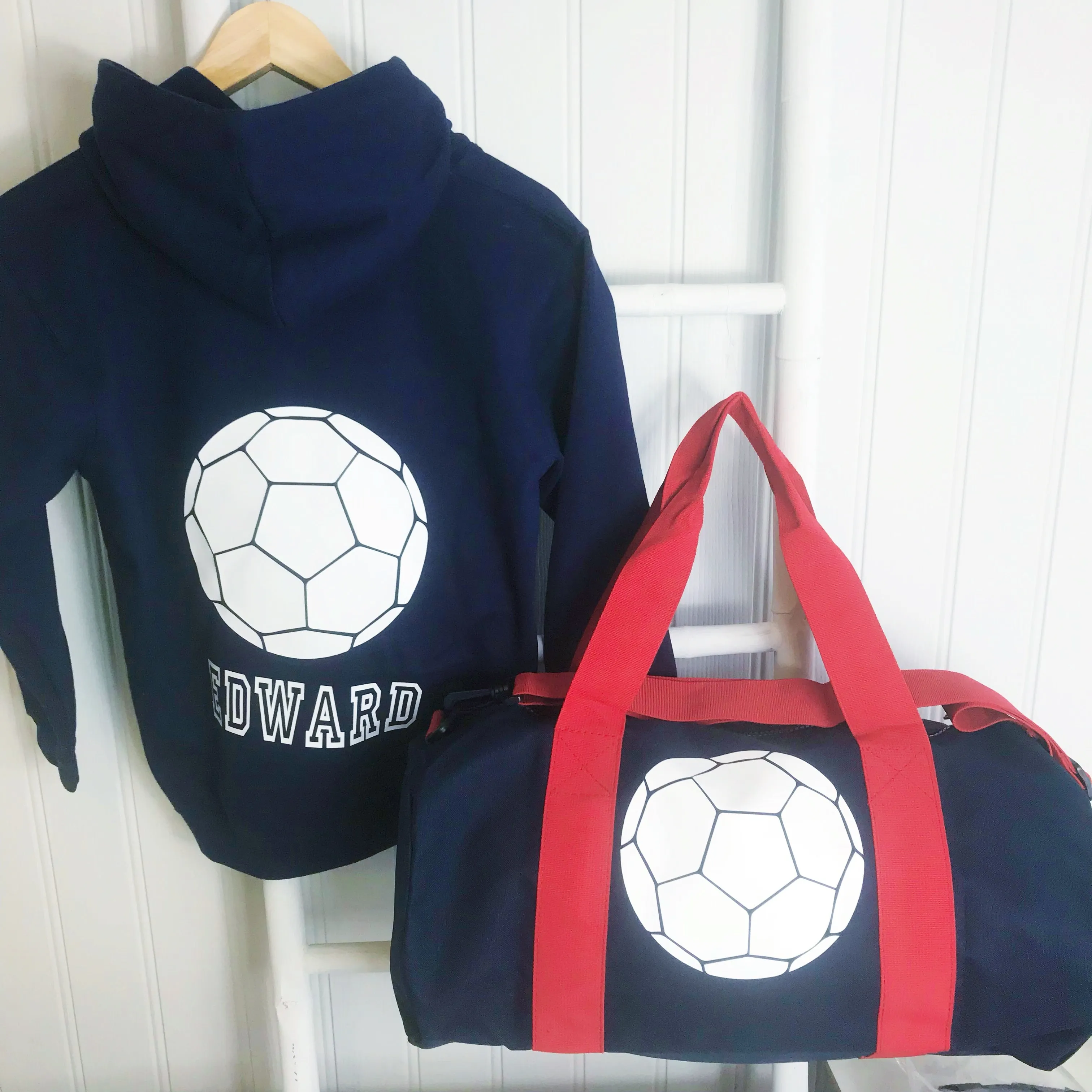 Boys'  Football Personalised Activity Hoodie (3 colours available)