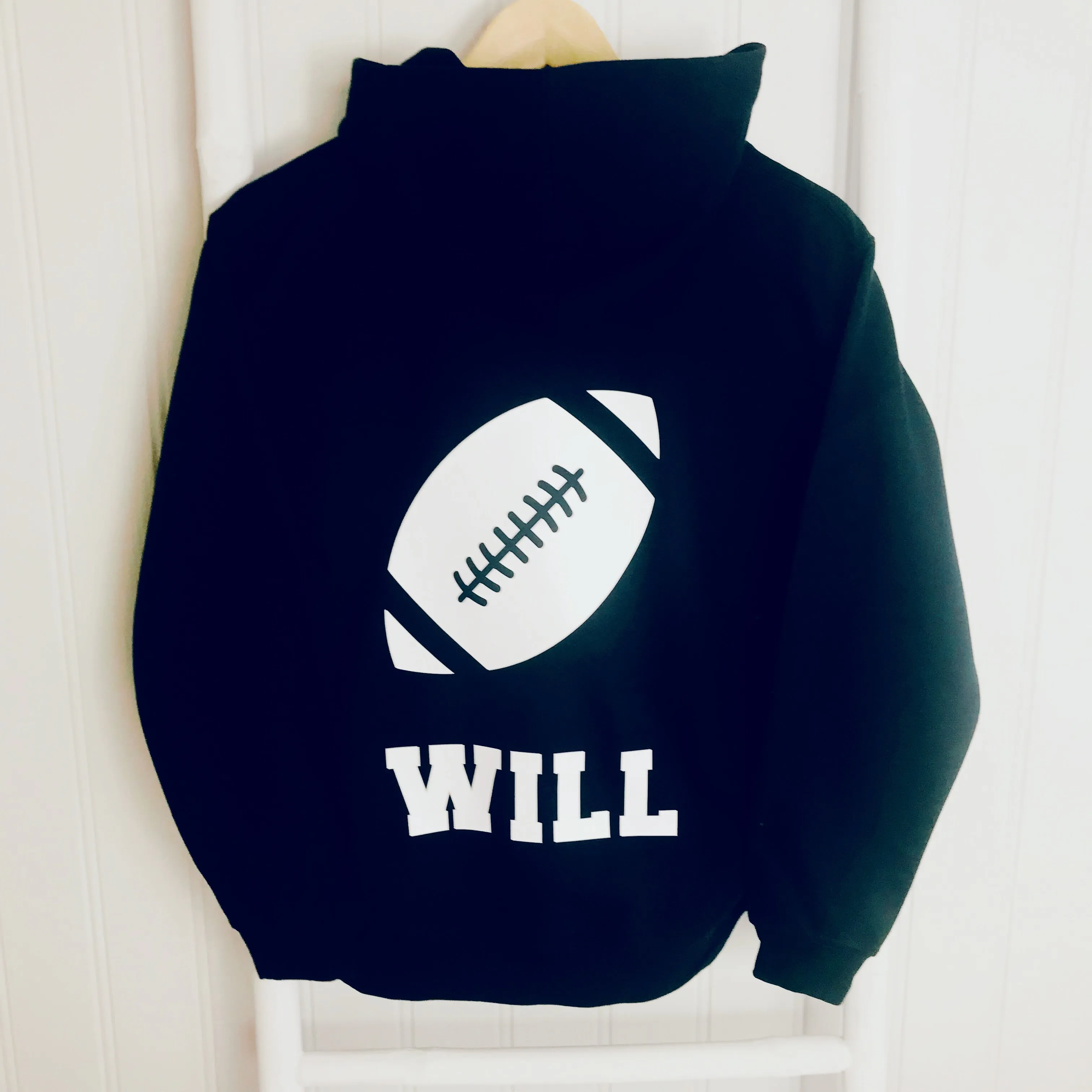 Boys'  Football Personalised Activity Hoodie (3 colours available)