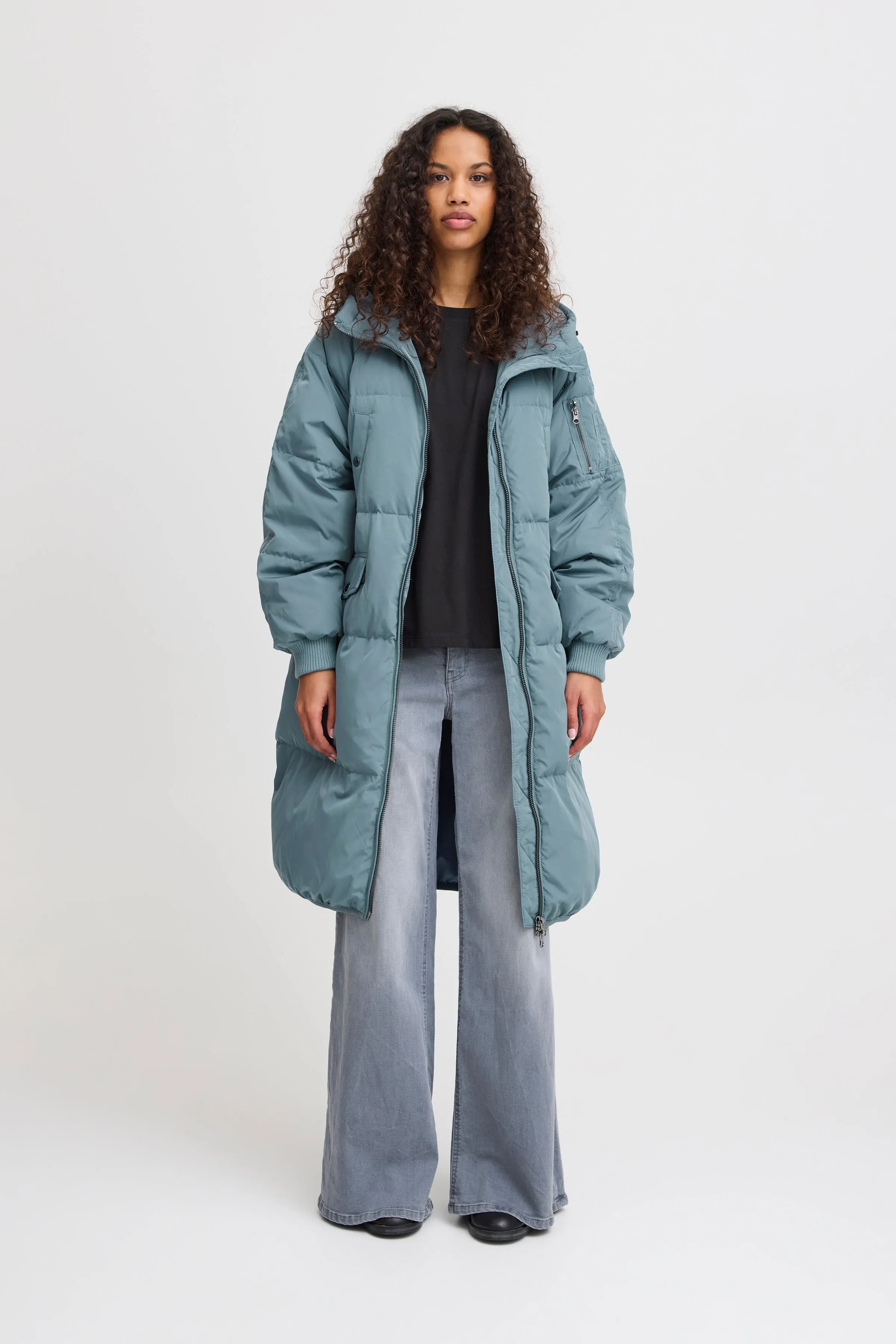 Bunala Down Jacket in Blue Mirage