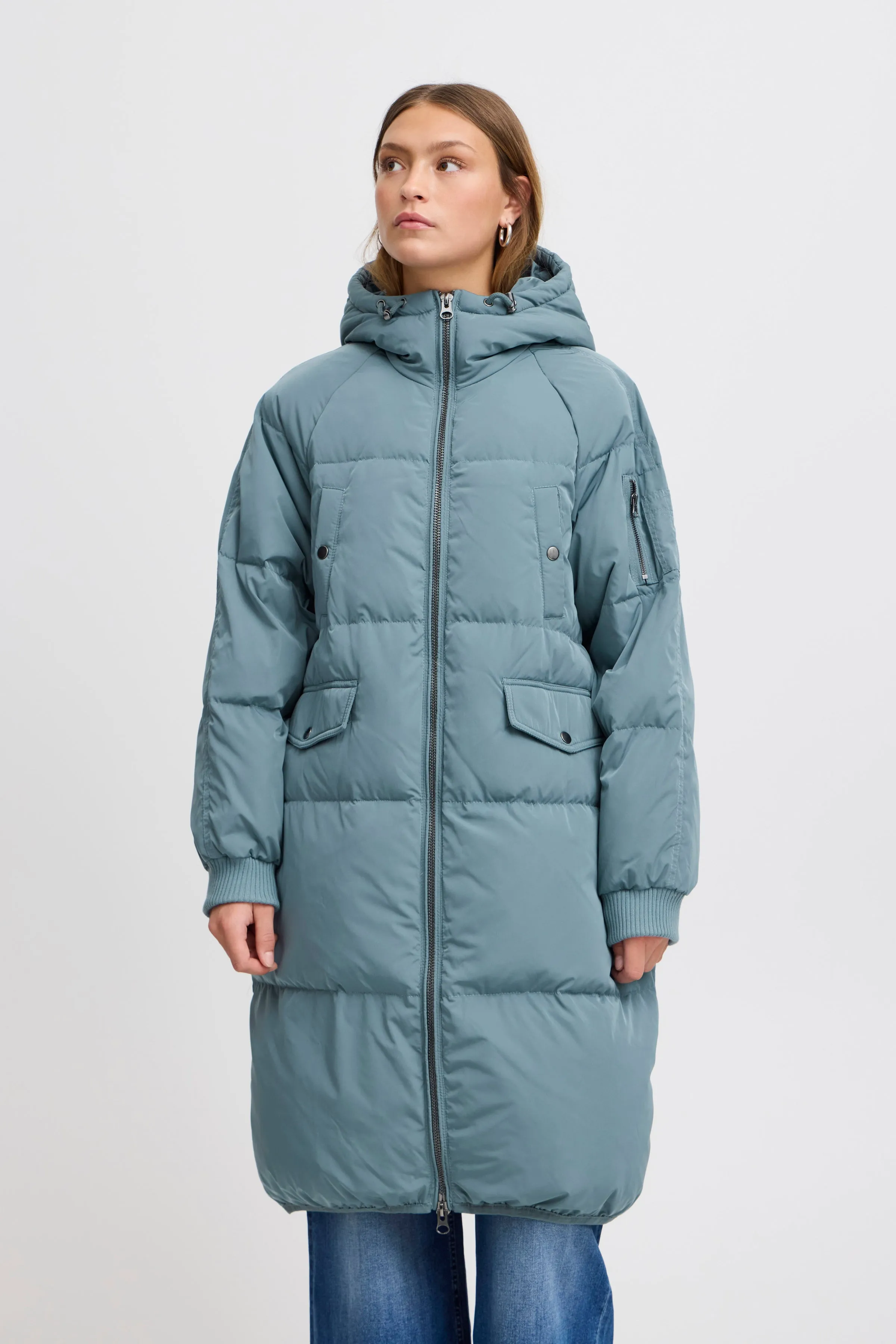 Bunala Down Jacket in Blue Mirage