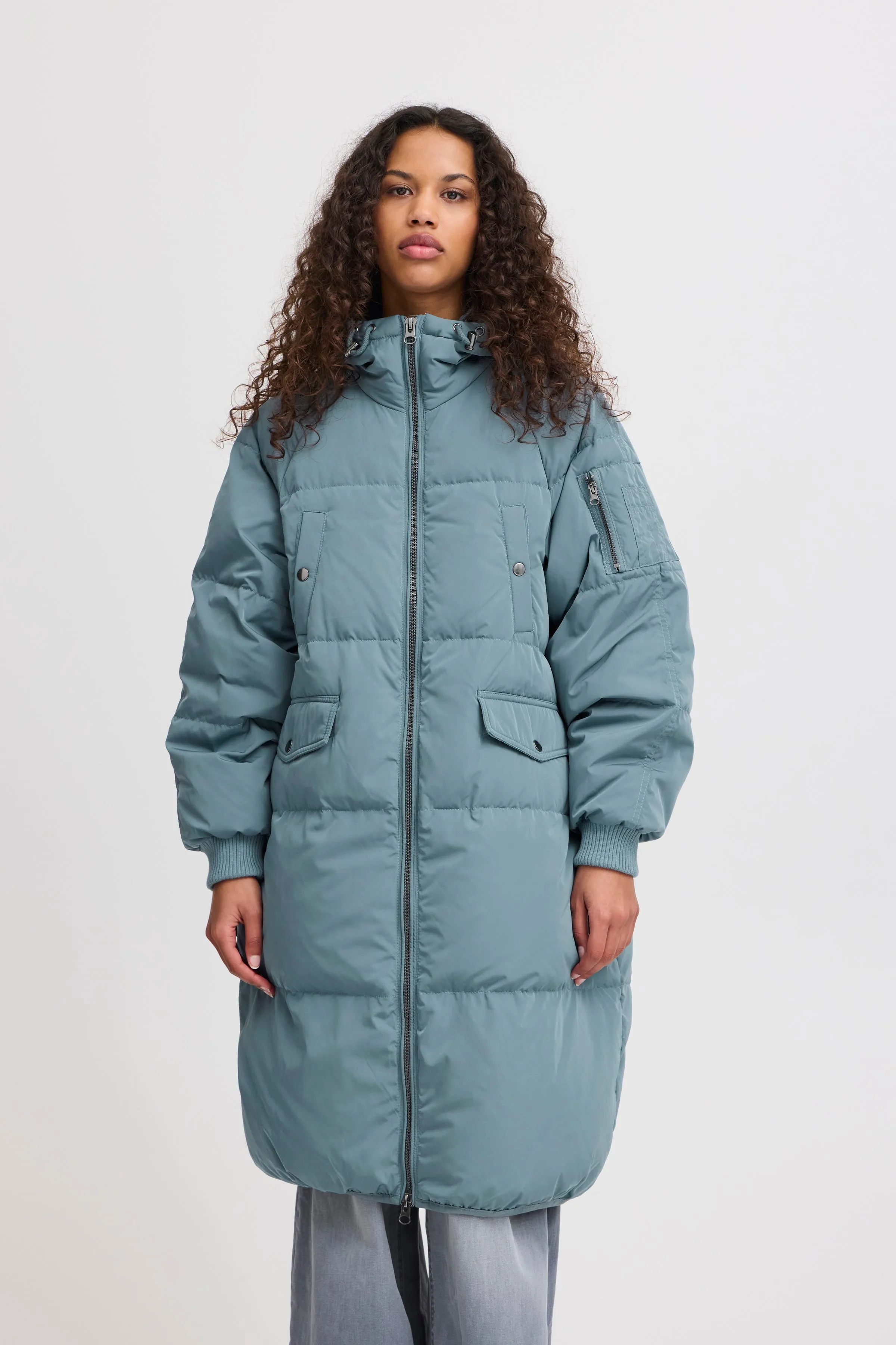 Bunala Down Jacket in Blue Mirage