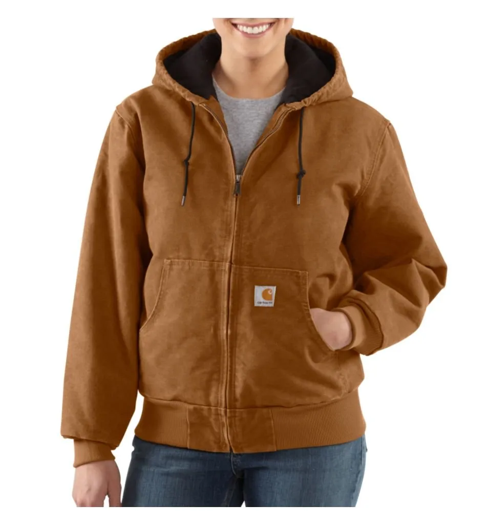 Carhartt 104053 Women's Lined Sandstone Active Jacket Wj130