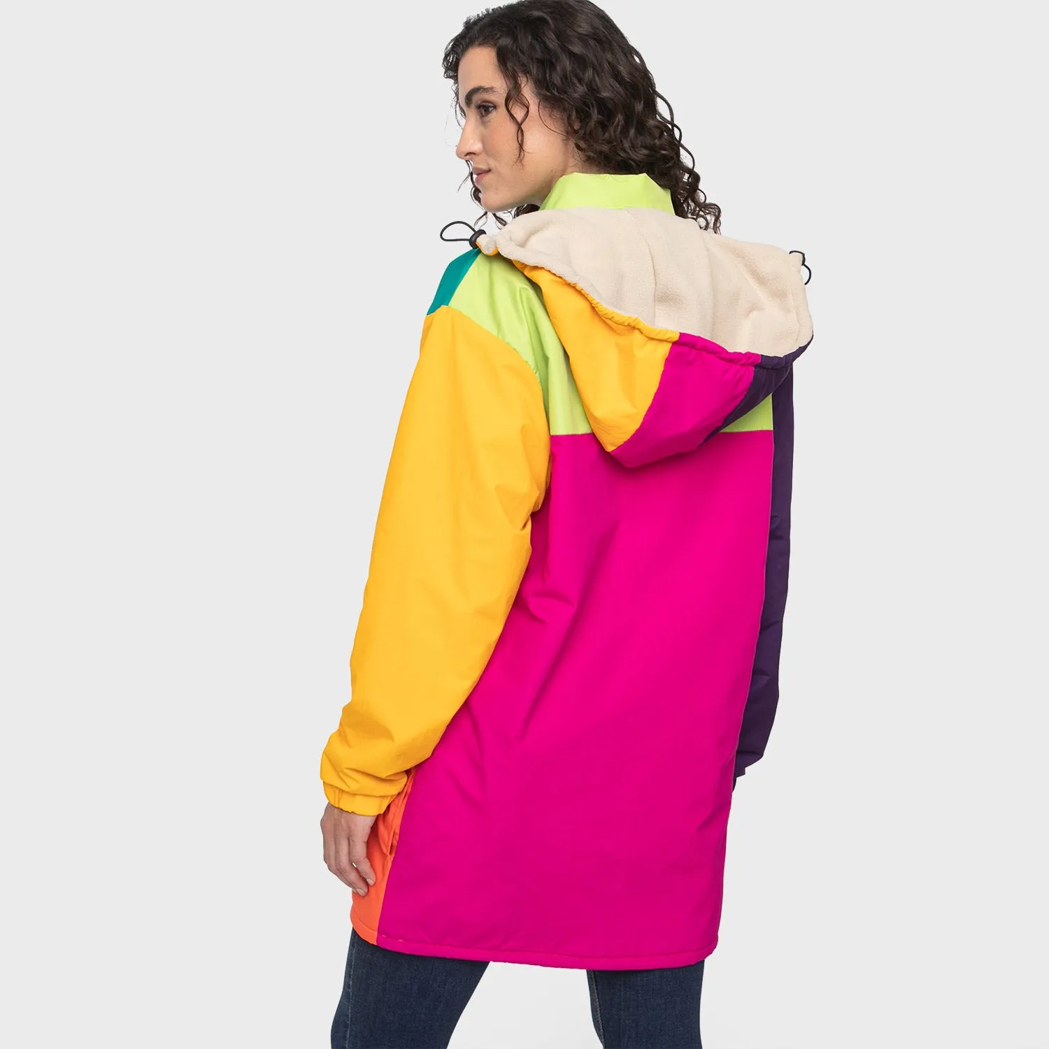 CASACA O PARKA COLOUR BLOCK