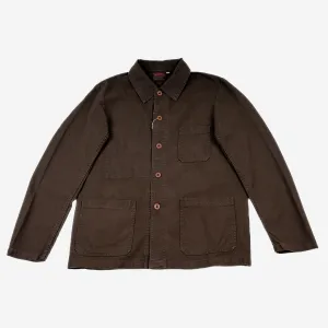 Chore Jacket - Organic Dungaree Twill - Dark Khaki