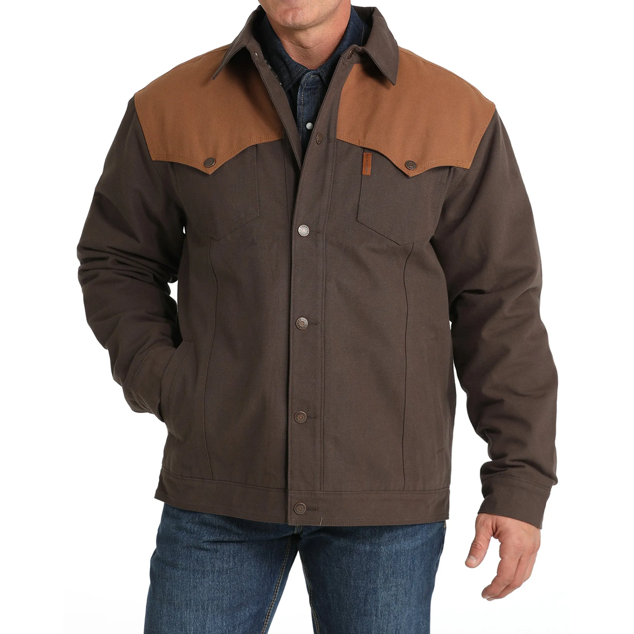 Cinch Men's Canvas Wax Coated Jacket