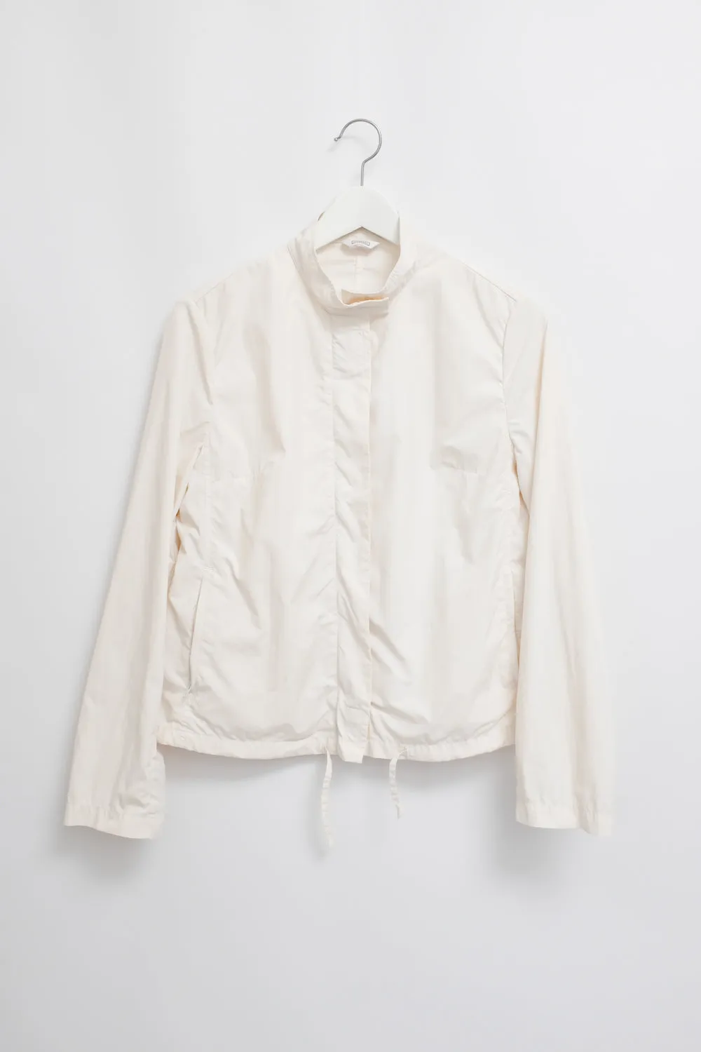 CREAM STEFANEL SLIM WINDBREAKER