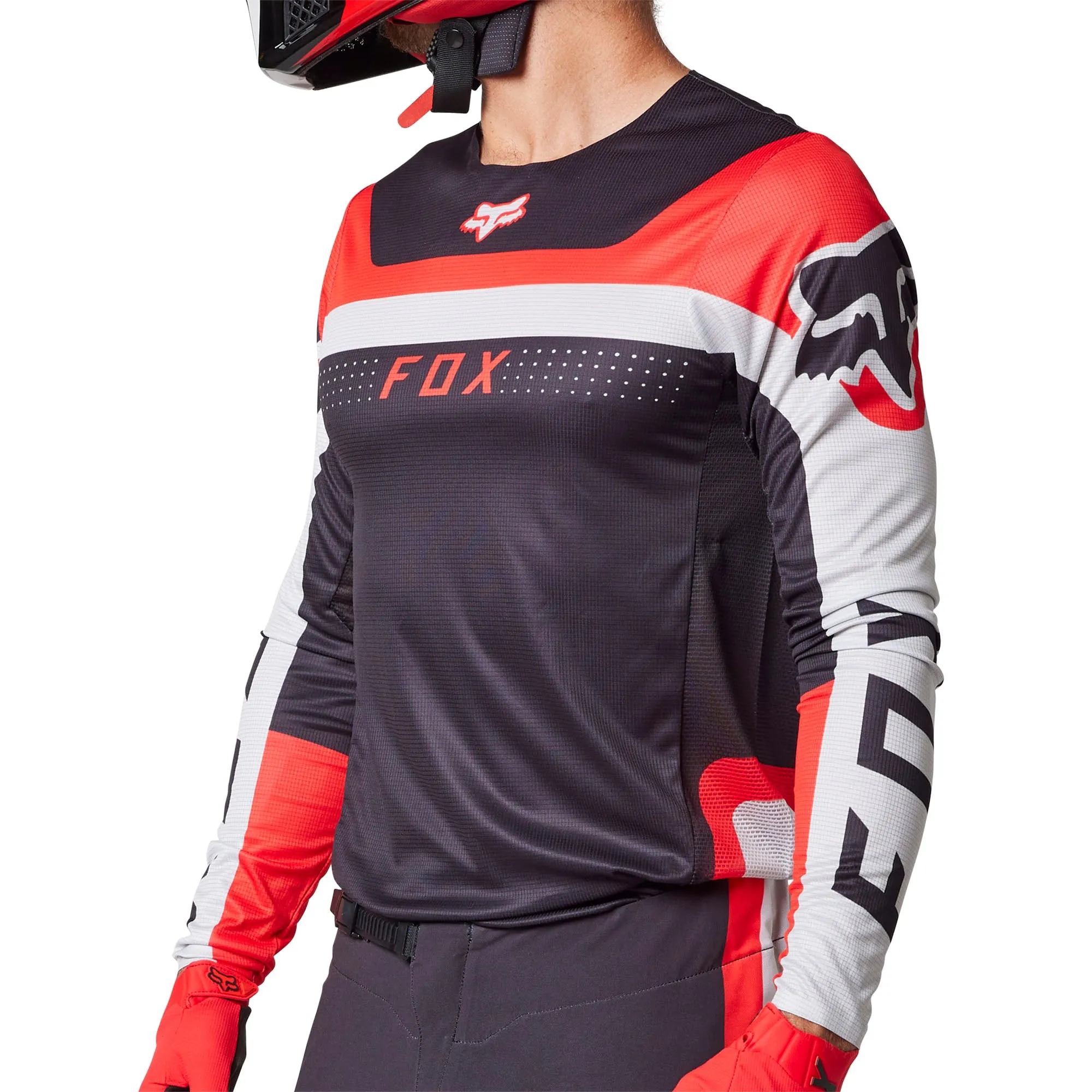 Fox Racing Flexair Efekt Offroad Jersey Flo Red Black