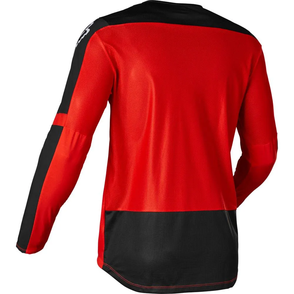 Fox Racing  Mens Flo Red Legion LT Jersey Lightweight Moisture Wicking Offroad