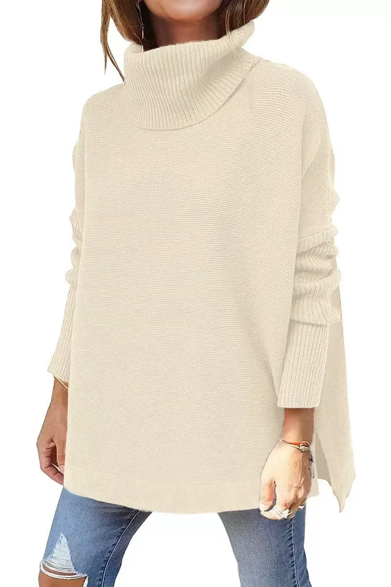 GISÈLE - OVERSIZED AND COMFORTABLE ROLL NECK PULLOVER