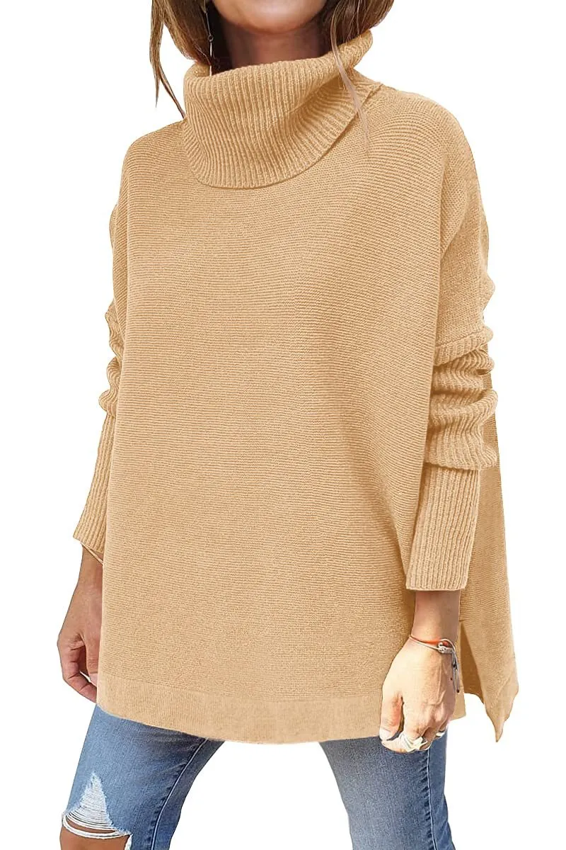 GISÈLE - OVERSIZED AND COMFORTABLE ROLL NECK PULLOVER