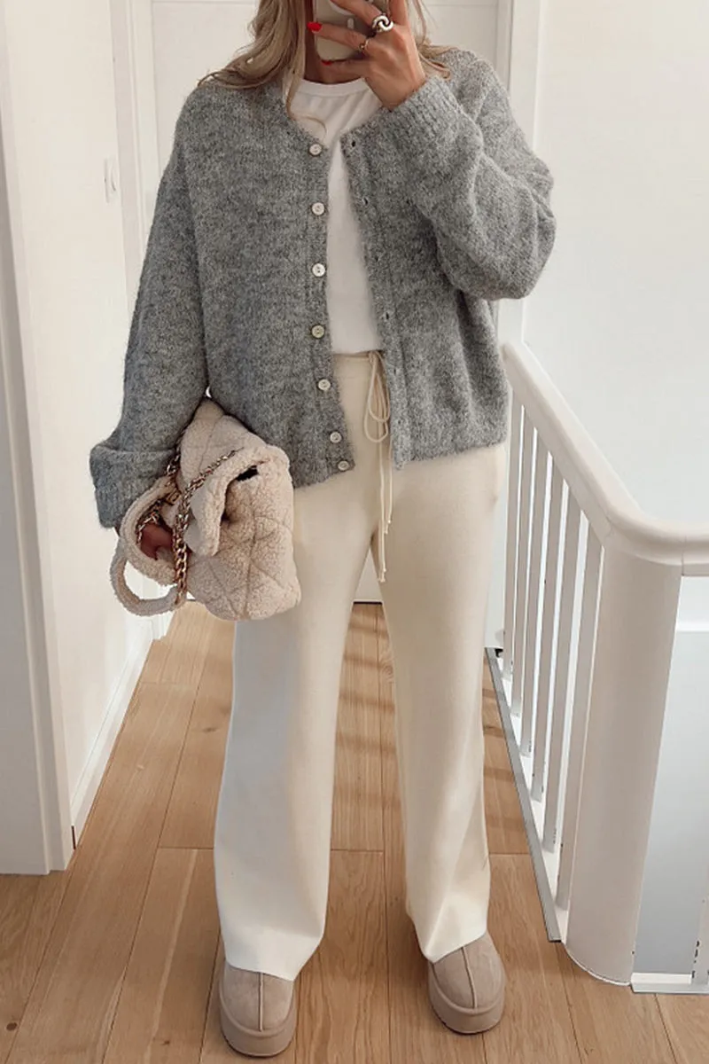 HTS1296 Cozy Knit Cardigan