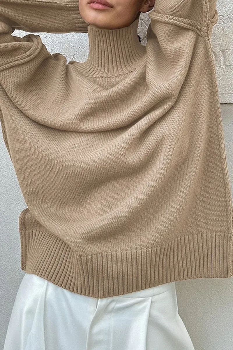 HWS1059 Chic Turtleneck Sweater