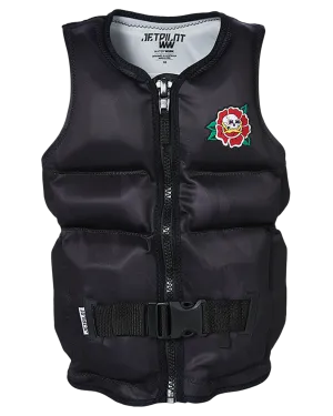 Jetpilot X1 Boys Youth Neo Vest Sub - Black - 2023