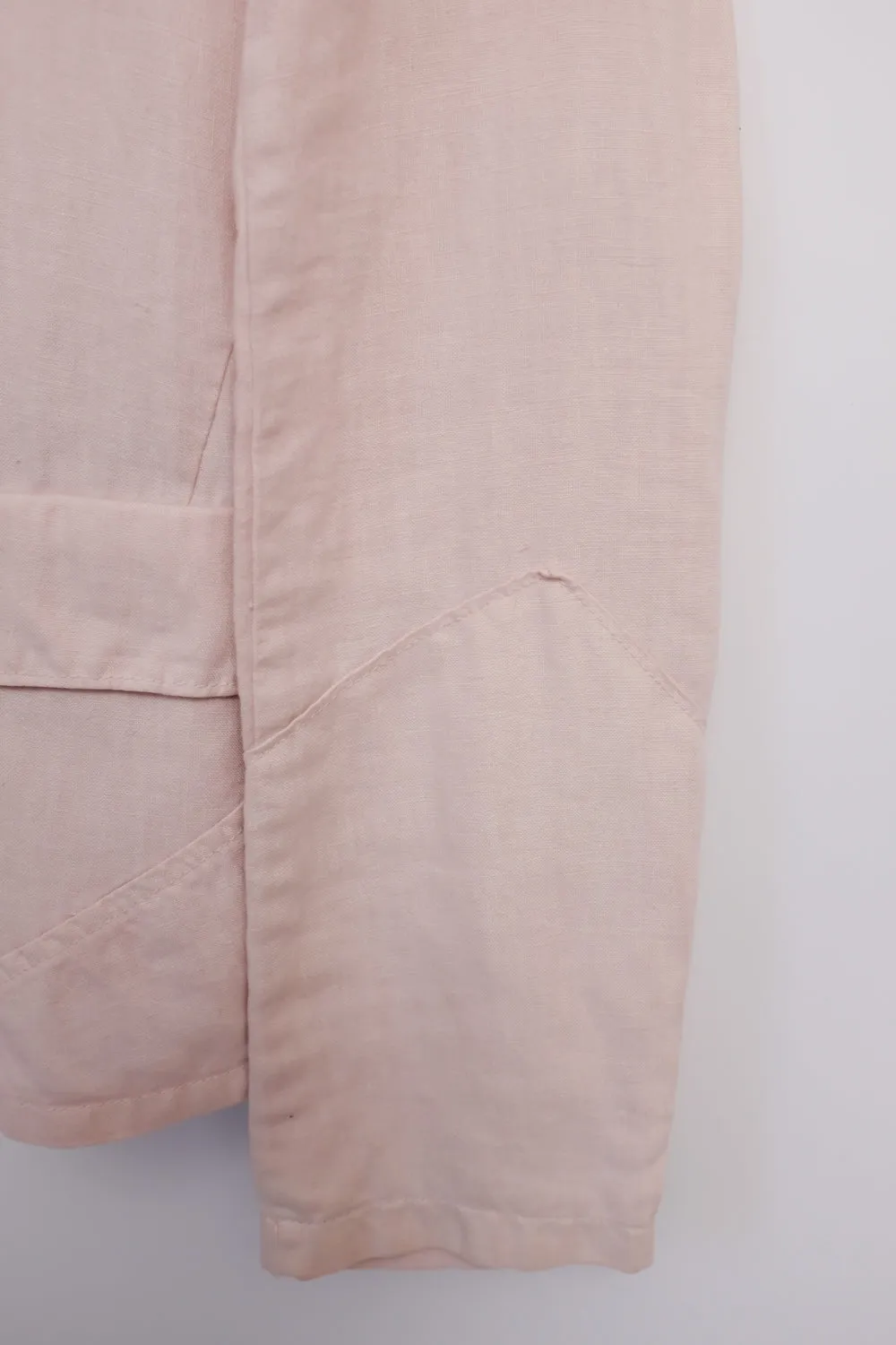 JIL SANDER PURE LINEN PASTEL ROSE BLAZER