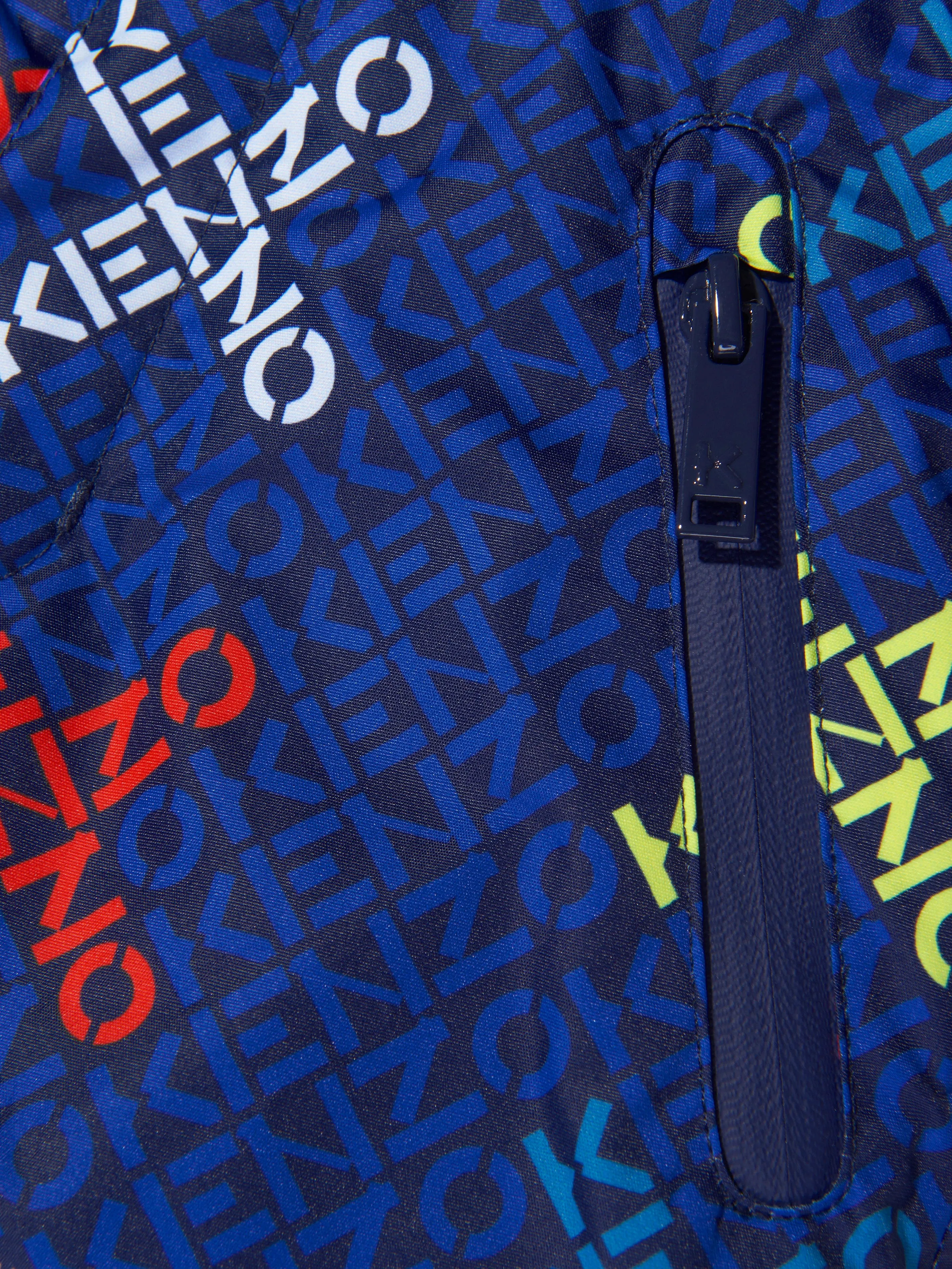 KENZO Boys Cross Logo Ski Pants