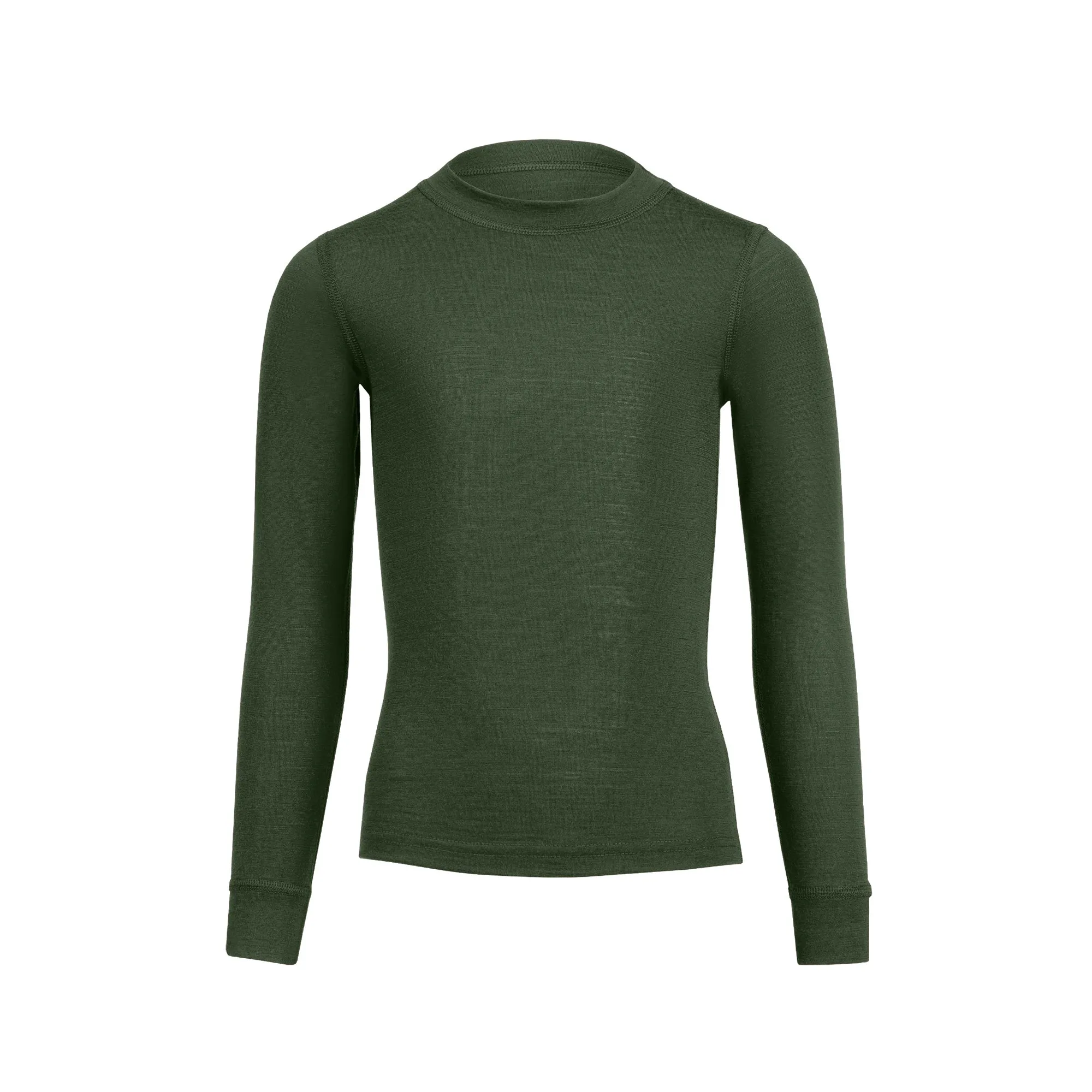 Kids' 160 Thermal Long Sleeve Crew Dark Green