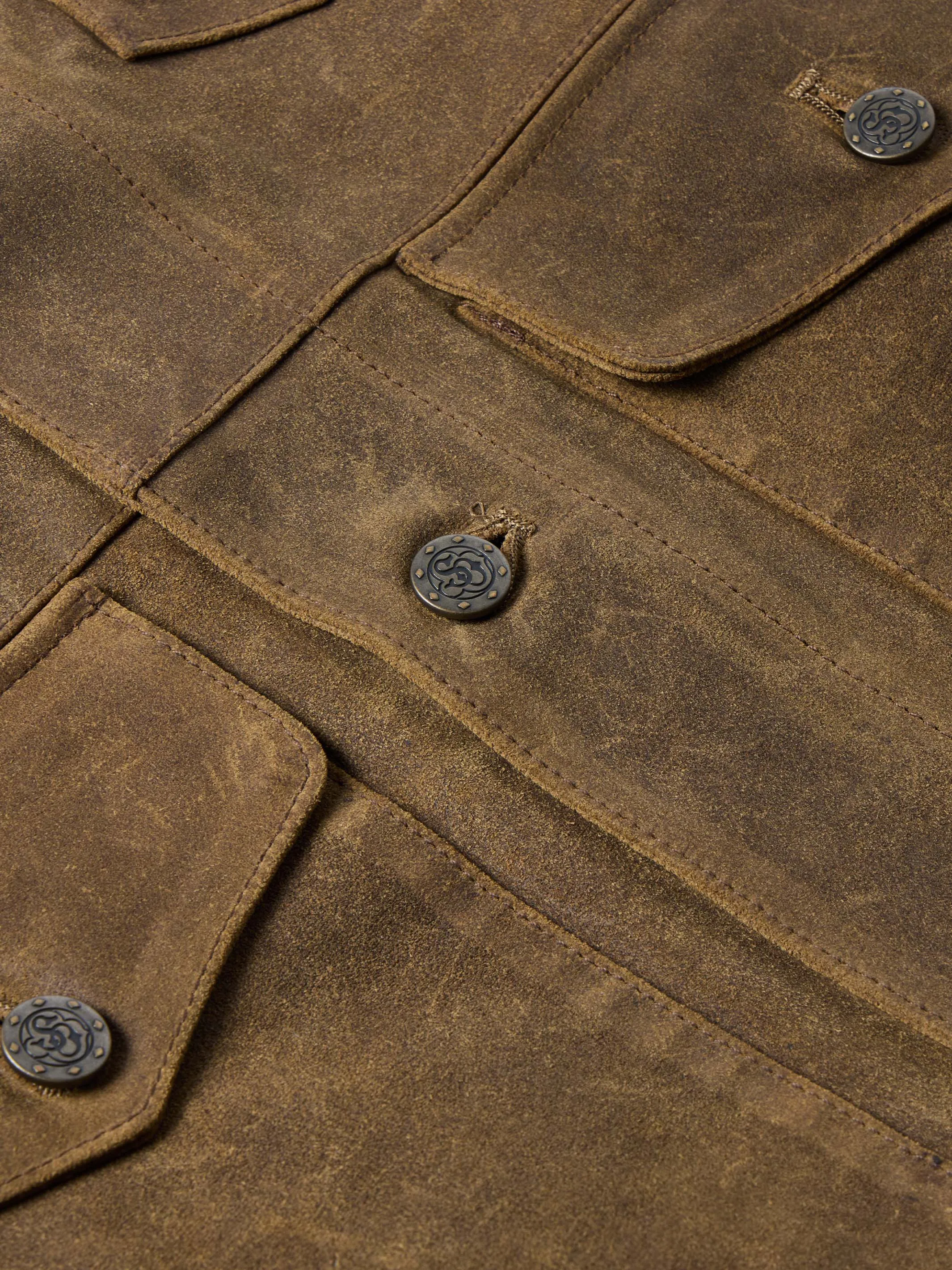 Leather Mesquite Brush Jacket