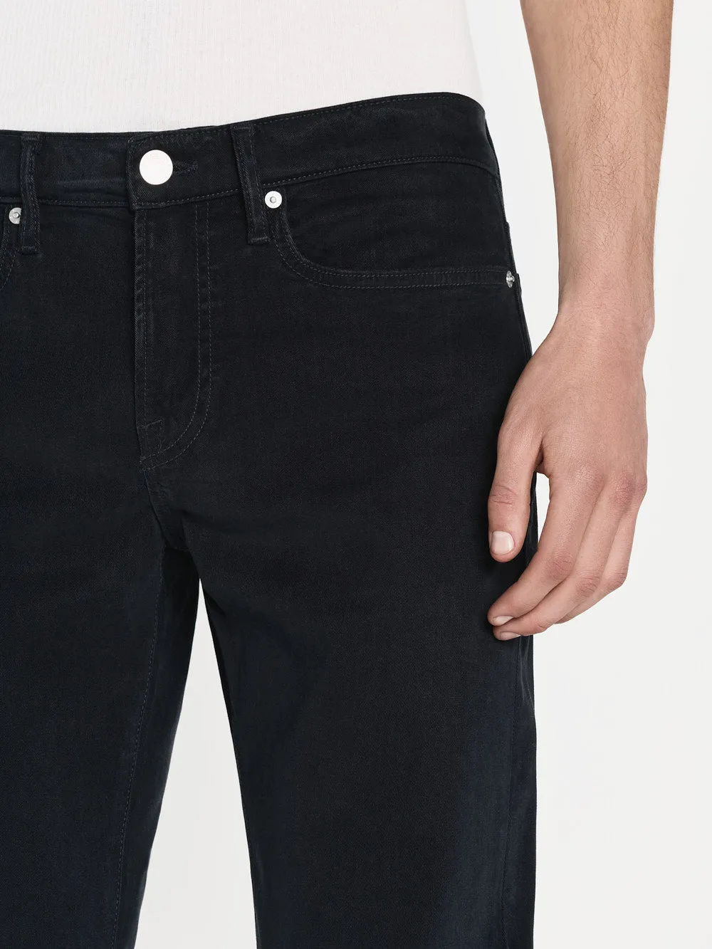 L'Homme Slim Brushed Twill -- Navy