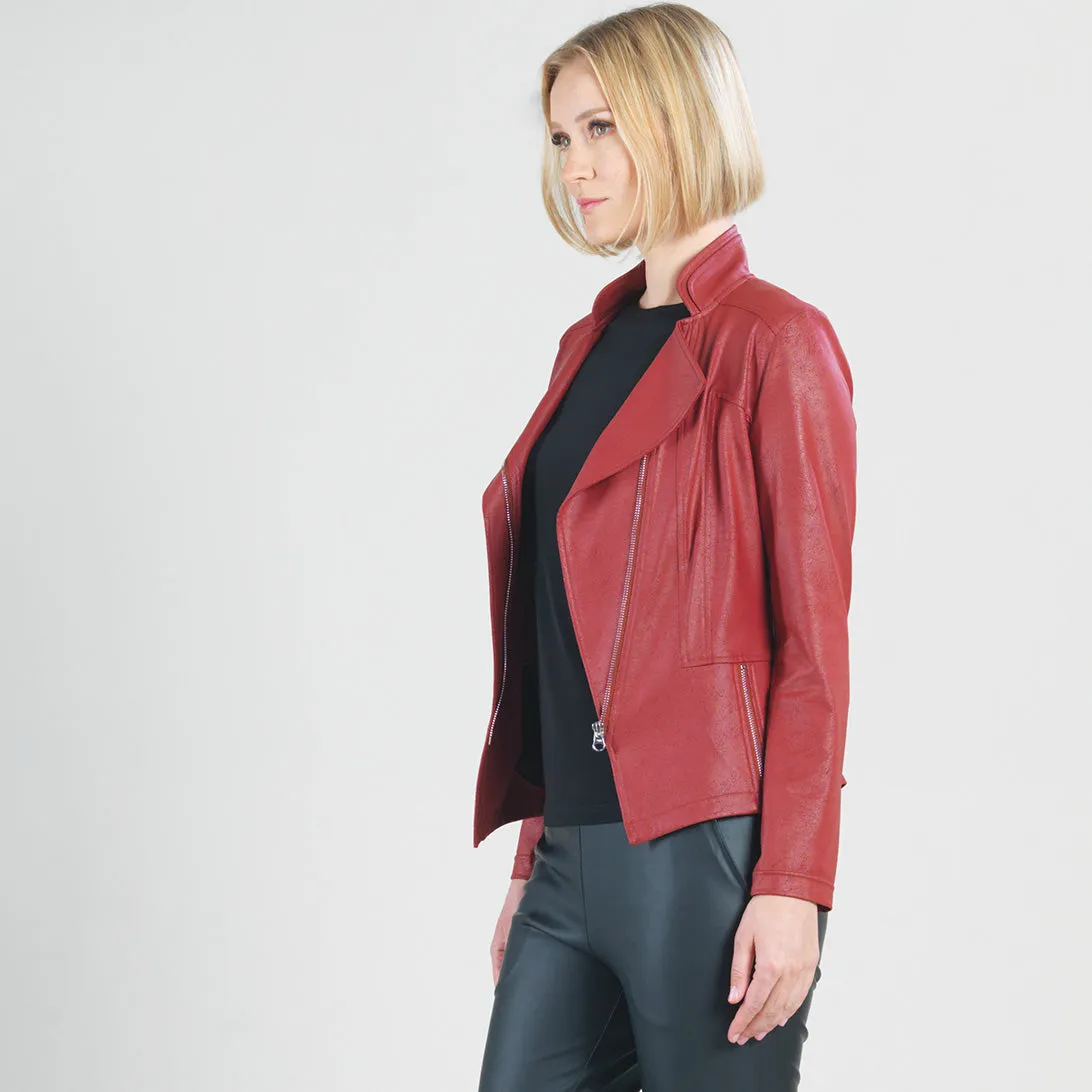 Liquid Leather™ Signature Jacket - Ruby