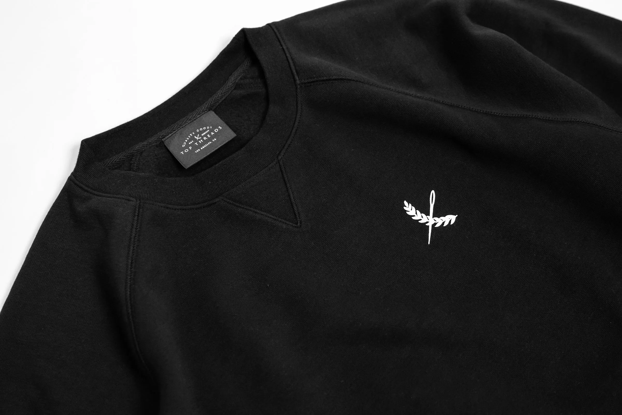 Logo Drive Crewneck Fleece - Black