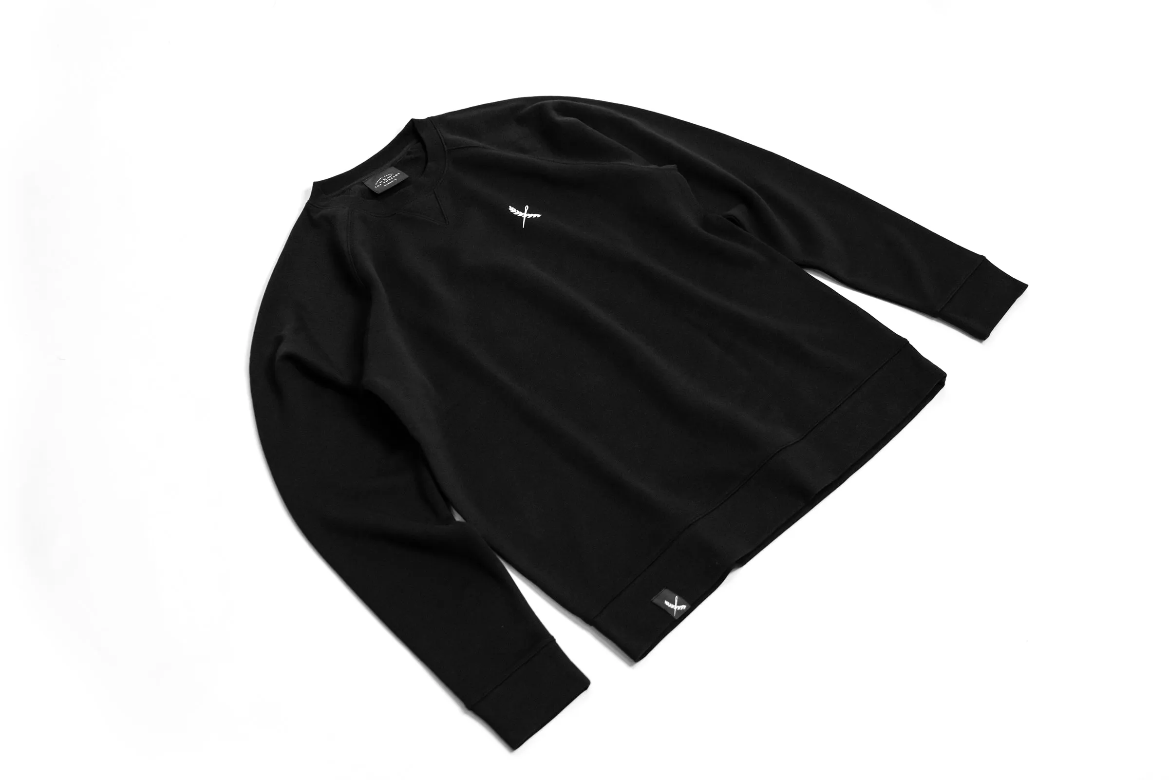 Logo Drive Crewneck Fleece - Black