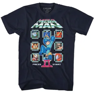 Mega Man Mm2 Crew Men's T-Shirt