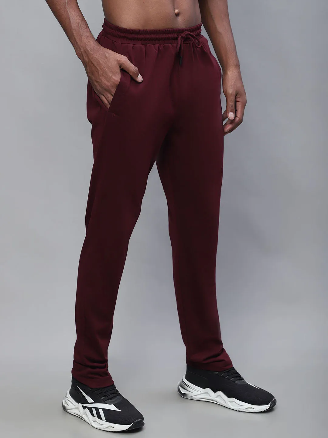 Men Maroon Track Pant