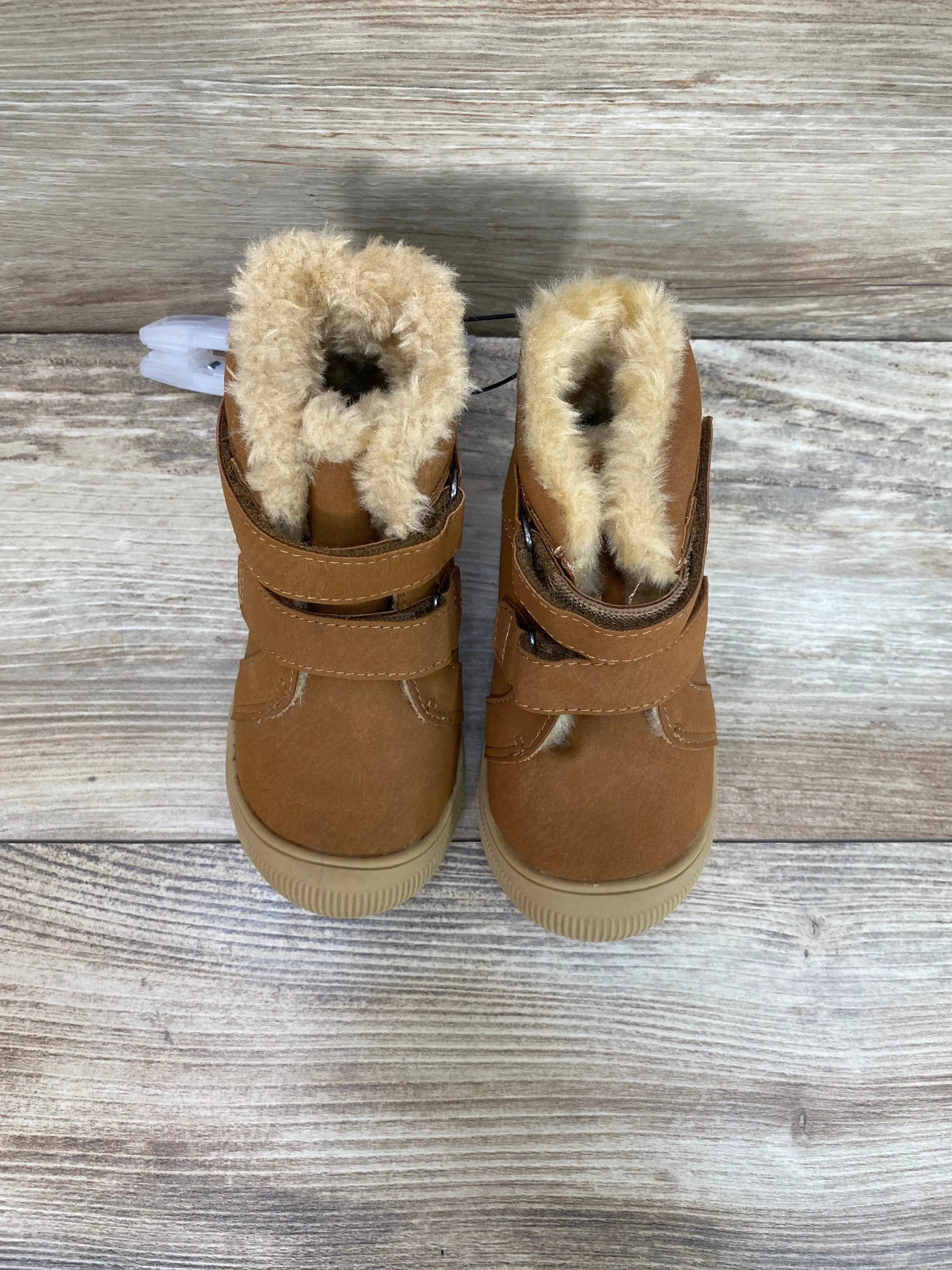 NEW Cat & Jack Toddler Eli Slip-On Winter Boot Brown, Sz 7c