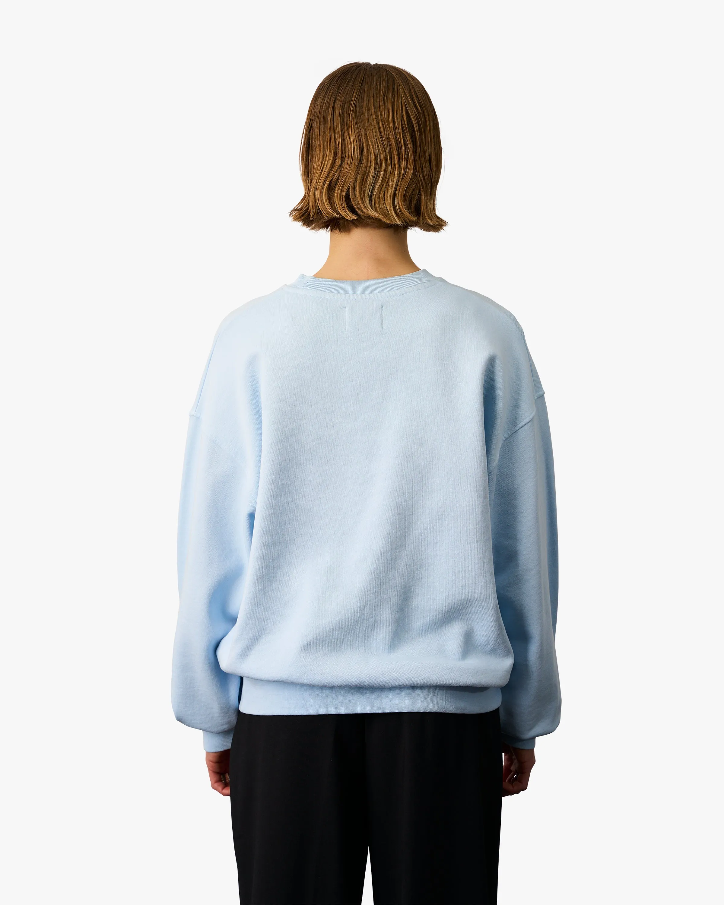 Organic Oversized Crew - Misty Brown