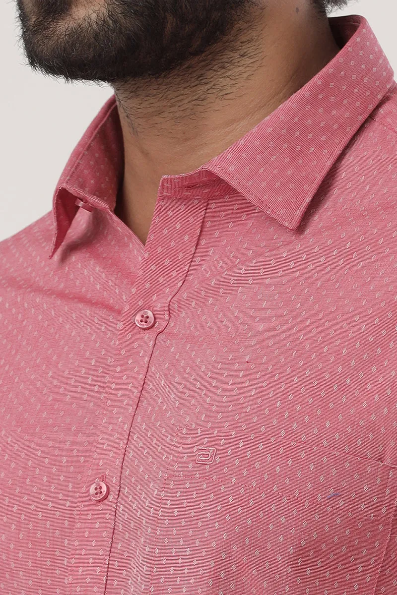 Orlando - Soft Red Casual Shirts for Men | Ariser