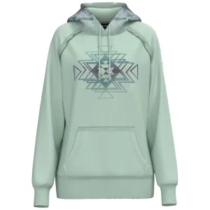 "Chaparral" Hoody Teal w/Aztec