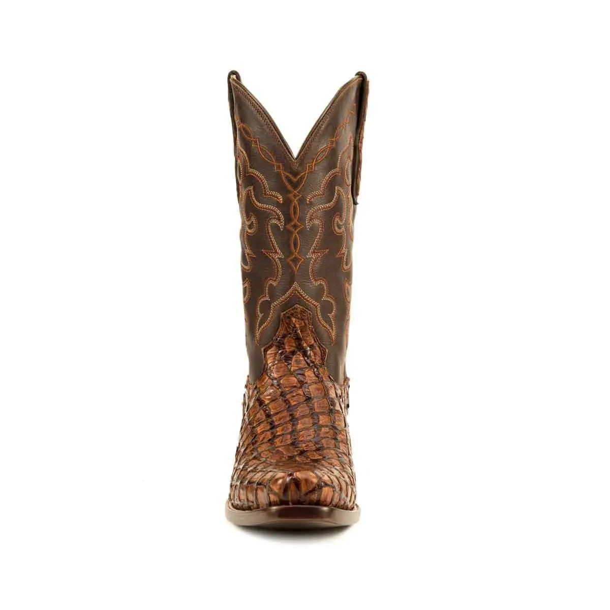 Rujo Boots Men's The Darin Auburn Pirarucu Fish Boots