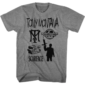 Scarface Tomymontana&Friends Men's T-Shirt