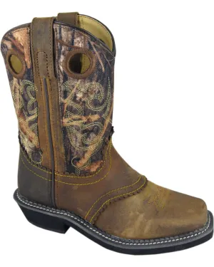 Smoky Mountain Youth Boys Pawnee Camo Western Square Toe Boots Style 3350Y