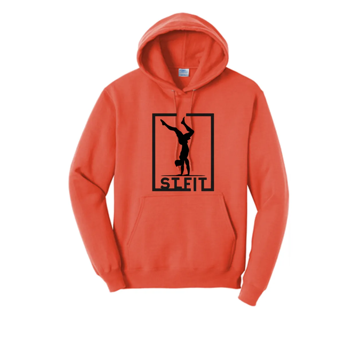 STL FIT Fleece Pullover Hooded Sweatshirt Top