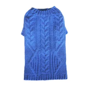 Stylish George Sweater with Geometric Cable Design